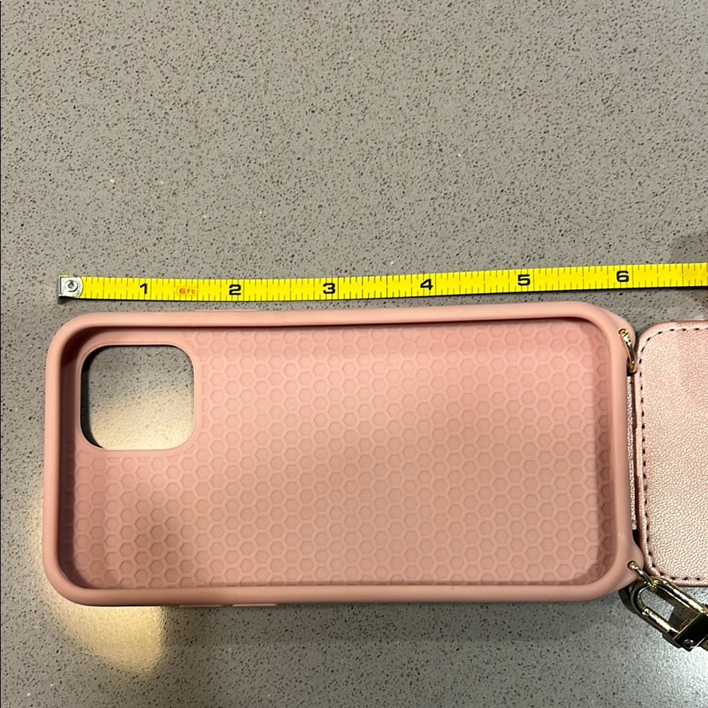 Rose Gold iPhone 11 Pro Case with Strap - Picture 7 of 12